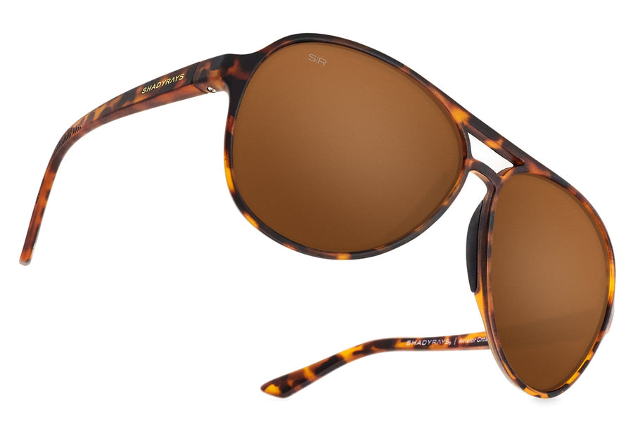 Aviator Crossover - Amber Tortoise Polarized